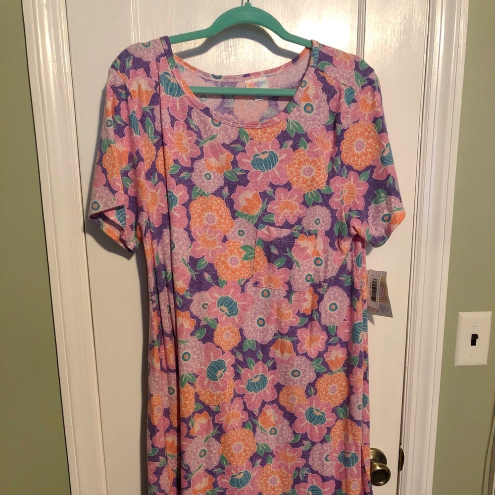 🌸 Pastel Floral short sleeved dress